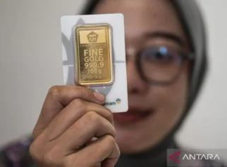 Harga Emas Antam Naik Rp20.000, Tembus Rp2,922 Juta per Gram pada 2 April 2026