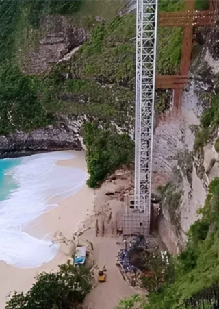 Investor China Gugat Pemprov Bali Lagi, Tolak Pembongkaran Lift Kaca Pantai Kelingking