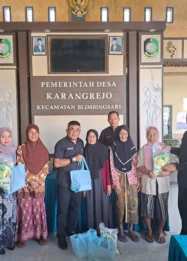 Kegiatan Volunteer di Desa Banyuwangi