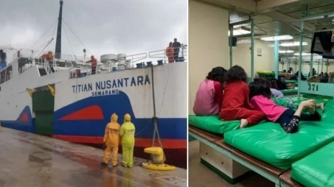 Macet Panjang di Pelabuhan Ketapang Buat Pemudik Bawa Bayi dan Anak Kecil Terjebak Berjam-Jam