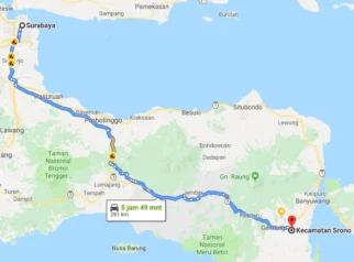 Rute Road Trip dari Surabaya ke Banyuwangi