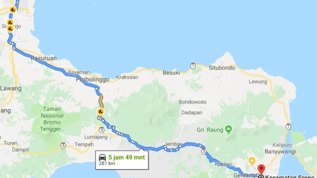Rute Road Trip dari Surabaya ke Banyuwangi