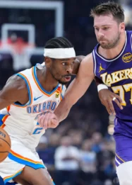 Thunder Dominates Lakers 139-96, Luka Doncic Suffer Hamstring Injury
