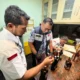 pra rekonstruksi Kepolisian bersama pihak Bea Cukai di KTM Phantom Medan