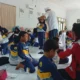 Siswa SD Labschool FKIP UNEJ Belajar Donor Darah dan Pertolongan Pertama di PMI Jember
