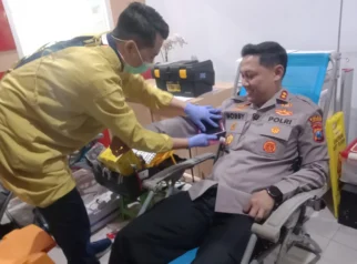 Polres Jember Gelar Donor Darah