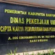 Gedung kantor DPU CKPP Banyuwangi sebagai pusat pelayanan infrastruktur dan perumahan