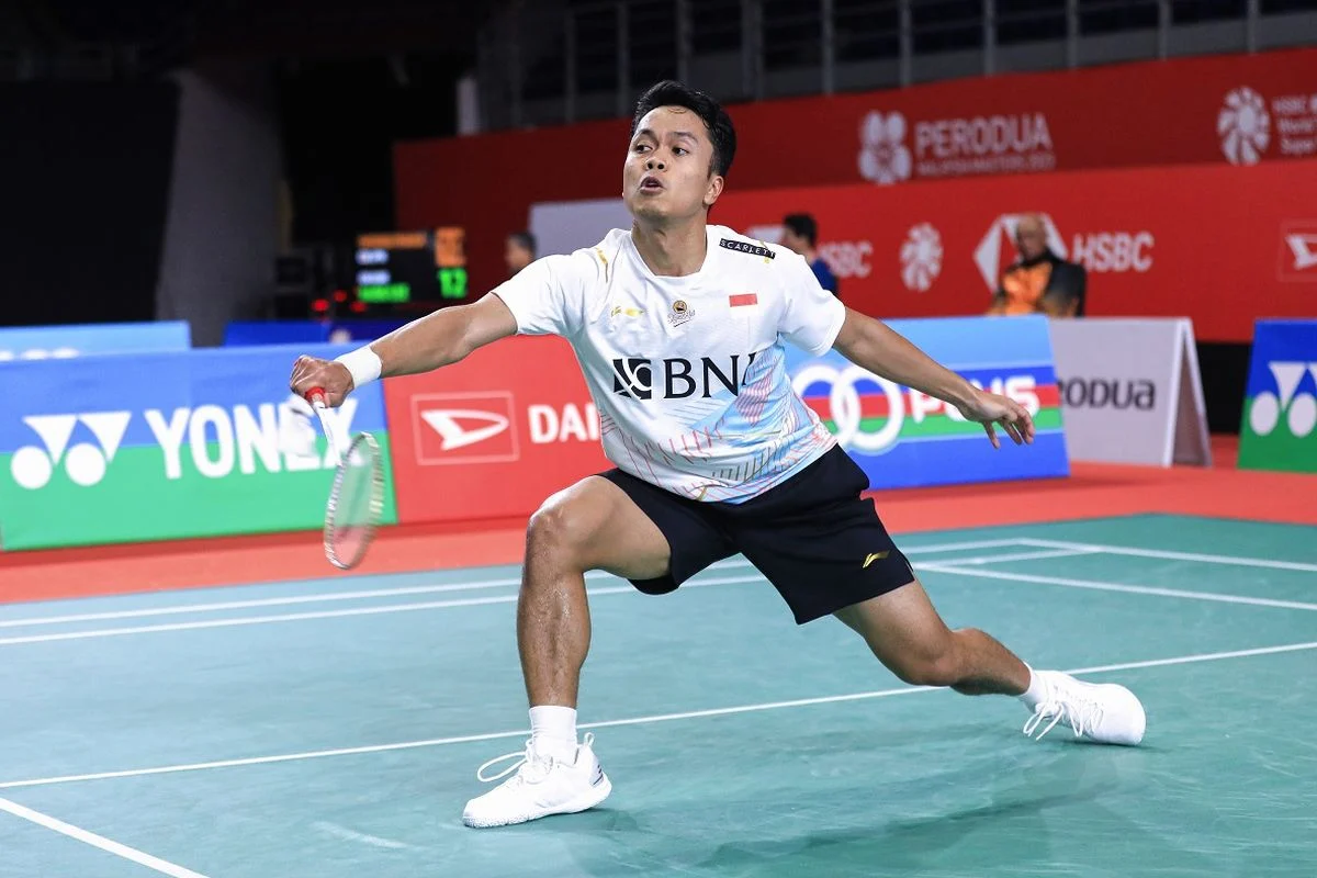 Anthony Ginting Terhenti di 16 Besar Malaysia Masters 2026