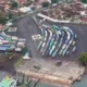Antrean Panjang Kendaraan di Pelabuhan Ketapang Akibat Cuaca Buruk