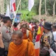 Biksu Thudong Disambut Hangat di Banyuwangi