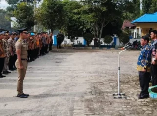 Camat Sampaikan Pembukaan Rute Baru Jember–Surabaya dalam Apel Gabungan ASN