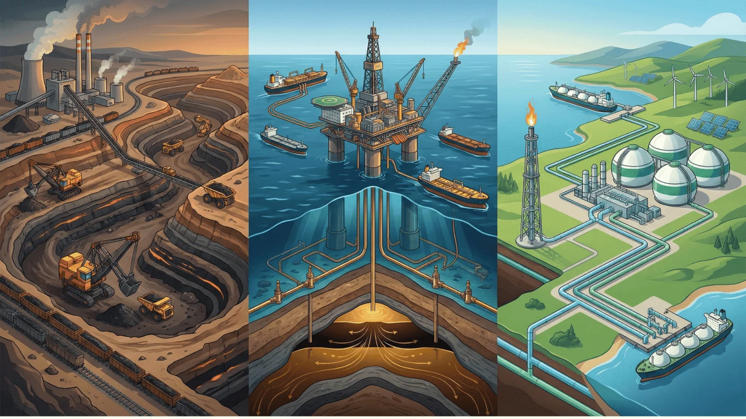 Gas Alam Berpotensi Gantikan Batu Bara dalam Transisi Energi Global