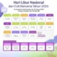 Jadwal Libur Nasional dan Cuti Bersama di Mei 2026: Apa yang Dirayakan pada 14 Mei?