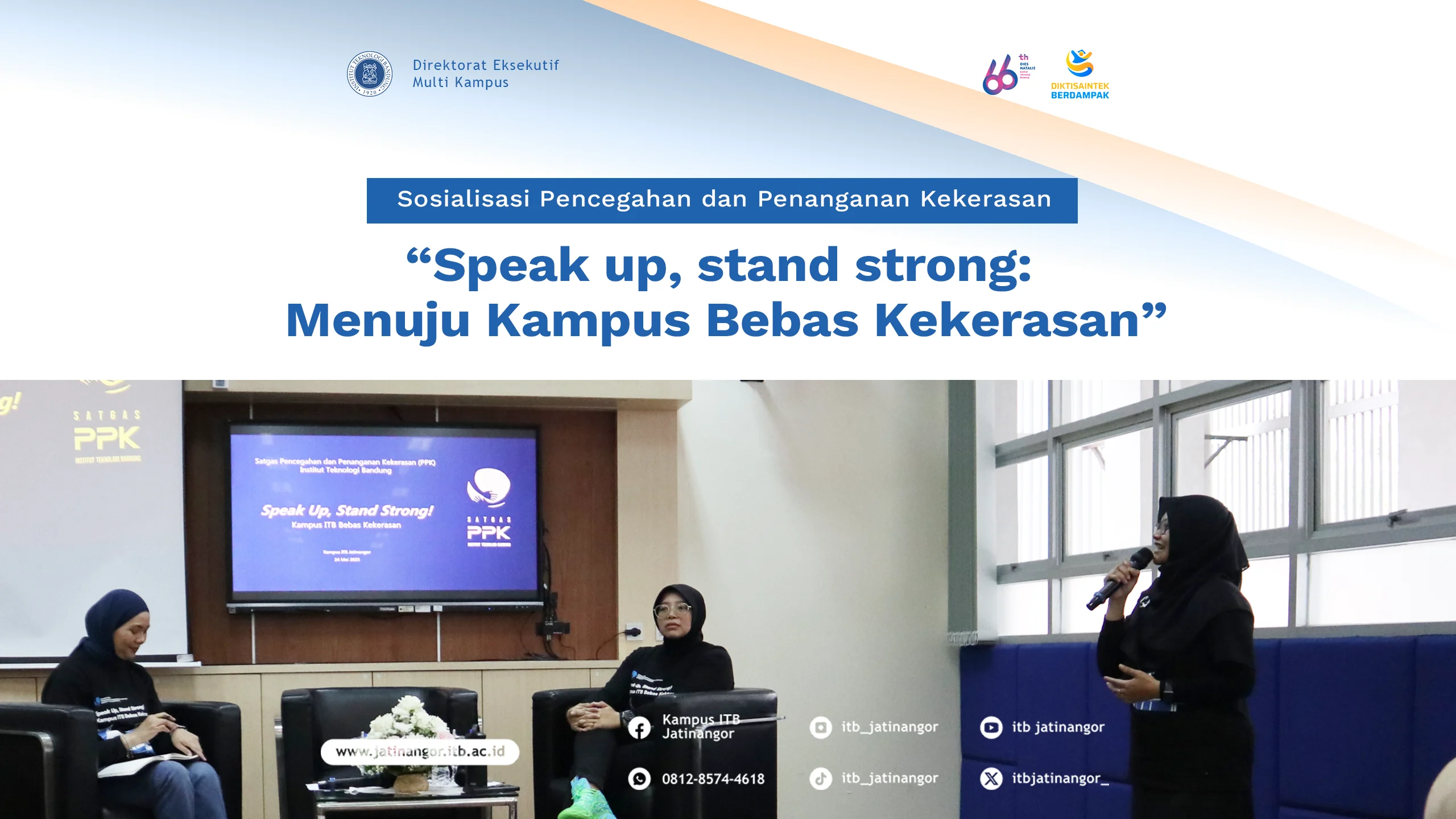 Kemdiktisaintek Wajibkan Sosialisasi Pencegahan Kekerasan Secara Berkala di Kampus