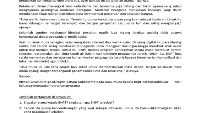 KemenPPPA Perkuat Peran Keluarga Cegah Radikalisme pada Anak