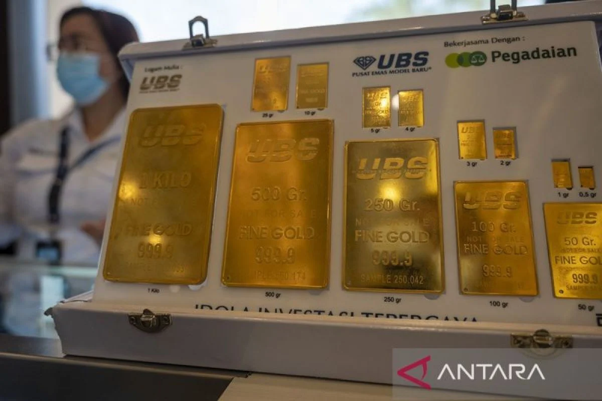 Kenaikan Harga Emas Galeri24 dan UBS di Pegadaian pada Perdagangan Hari Ini