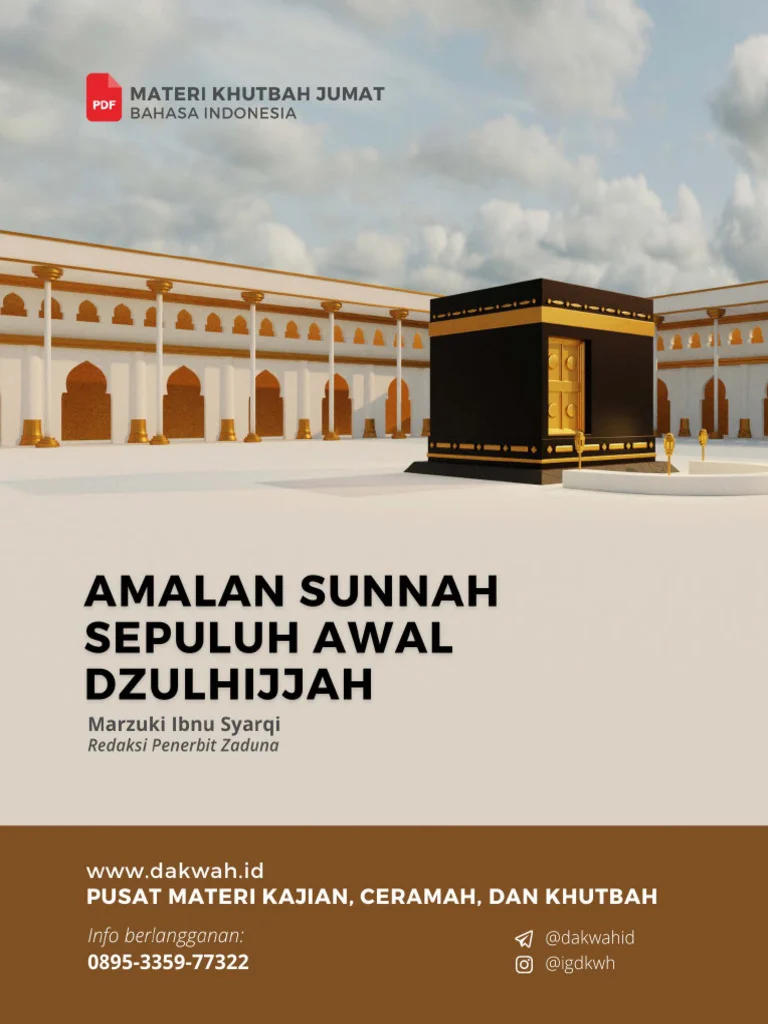 Khutbah Jumat di Awal Dzulhijjah: Meningkatkan Ketaatan dan Keikhlasan
