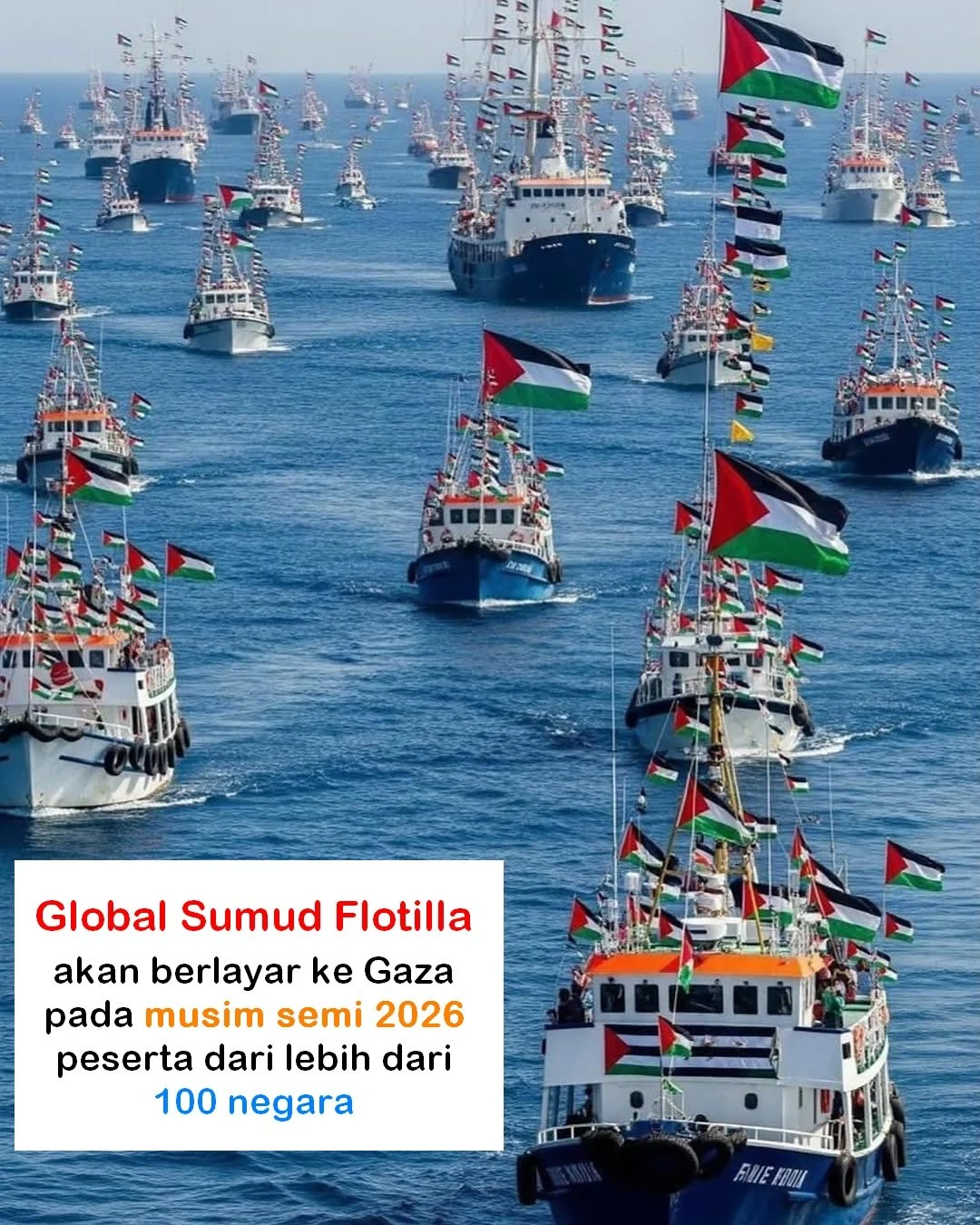Konvoi Darat Global Sumud Flotilla Akhiri Misi Bantuan ke Gaza