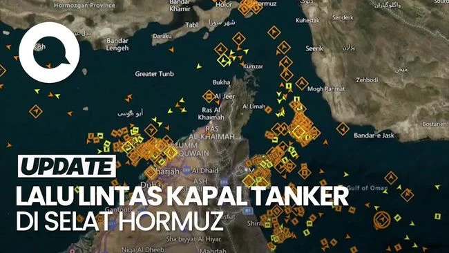 Lalu Lintas Kapal di Selat Hormuz Meningkat Tajam Meski Ada Pembatasan
