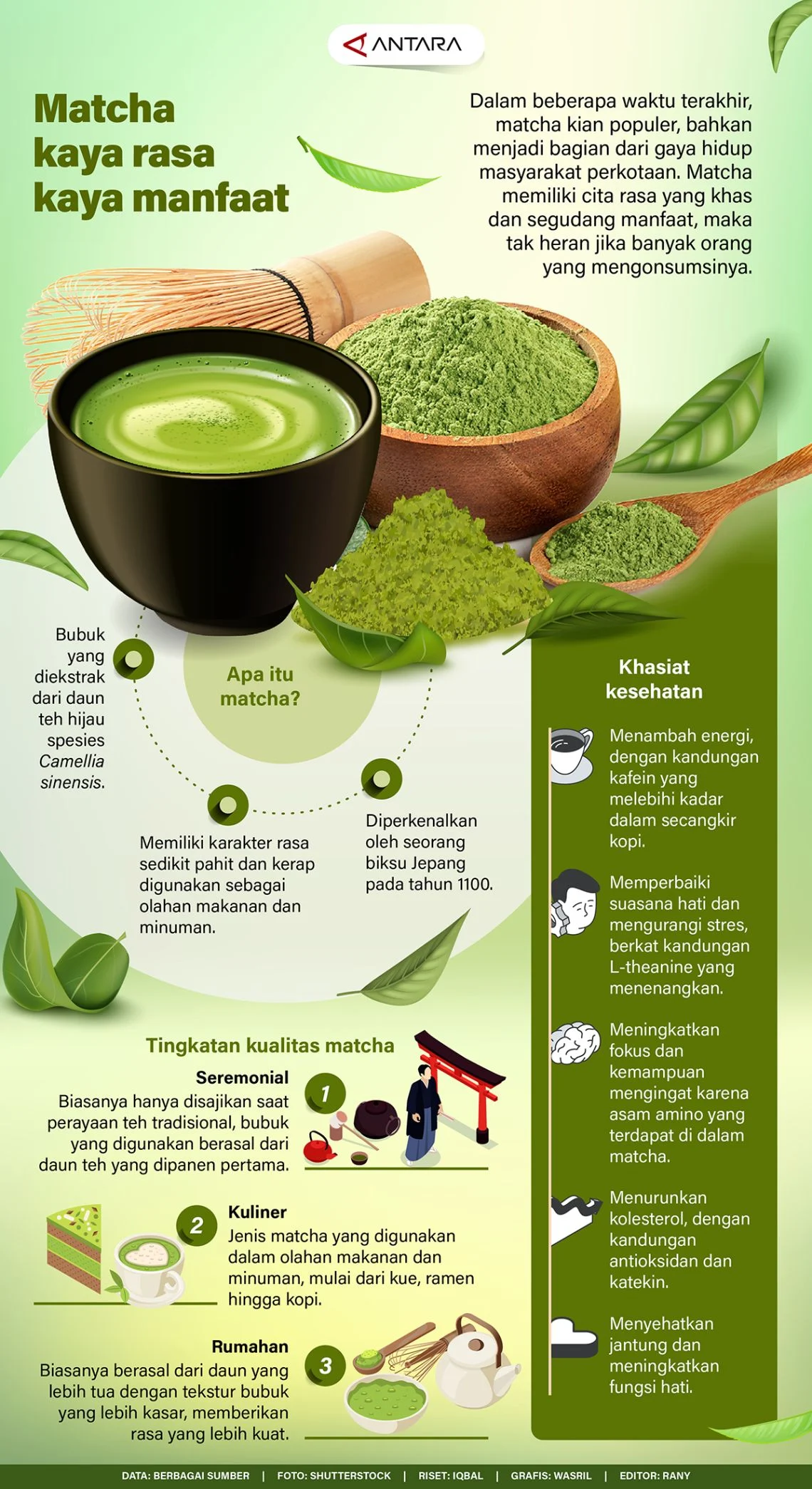 Manfaat dan Tips Pilih Matcha untuk Kesehatan