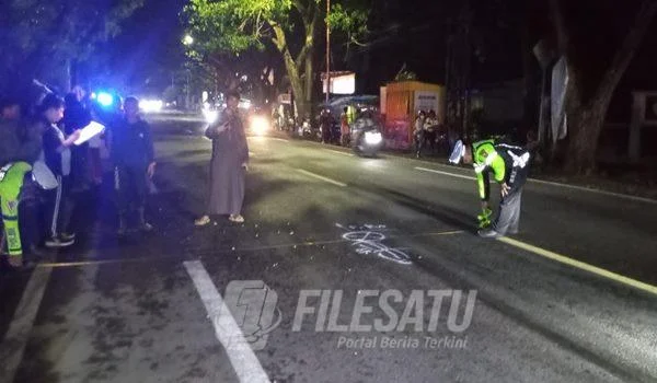 Pemotor Meinggal Dunia Tertabrak Bus di Kalipuro Banyuwangi