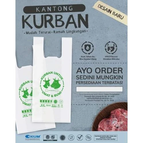 Penggunaan Kemasan Daging Kurban Ramah Lingkungan