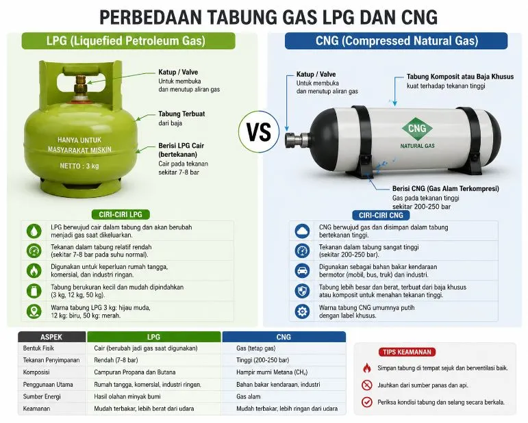 Pemerintah Siapkan CNG 3 Kg Pengganti LPG Subsidi