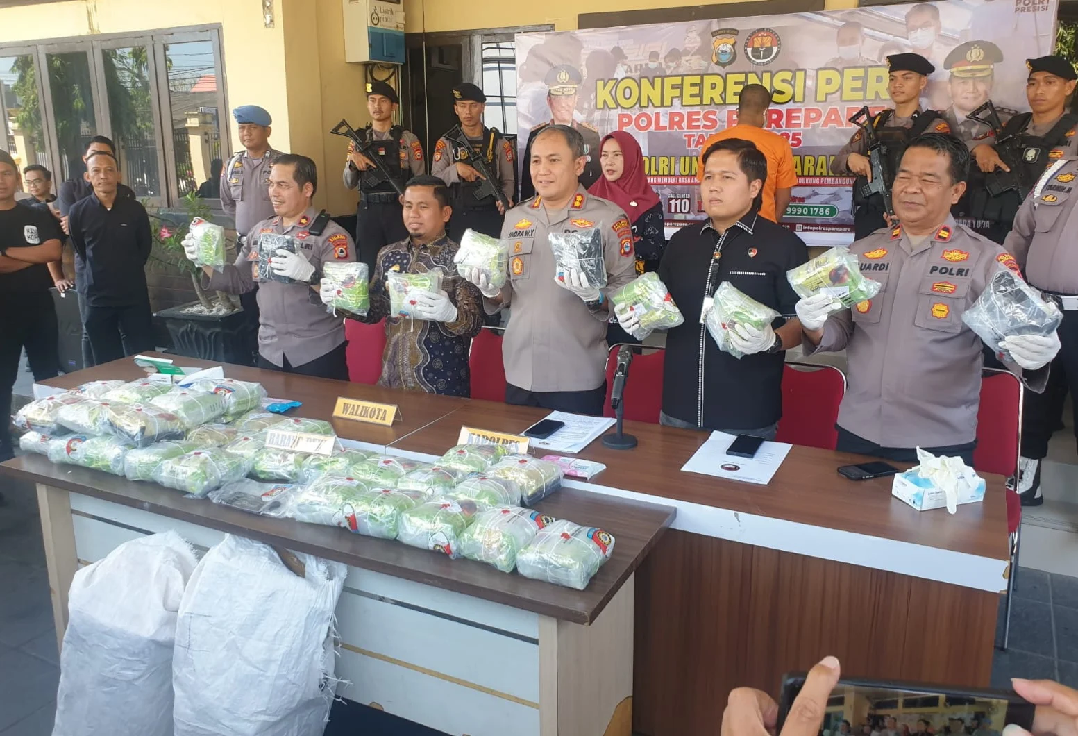 Polresta Banyuwangi Gagalkan Penyelundupan Sabu Senilai Rp 3,4 Miliar