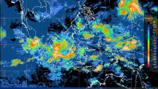 Prakiraan Cuaca Ibu Kota Provinsi Se-Indonesia, 31 Mei