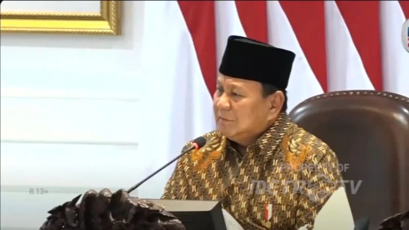 Presiden Prabowo Instruksikan Pembersihan Birokrasi dari Korupsi dan Pungli
