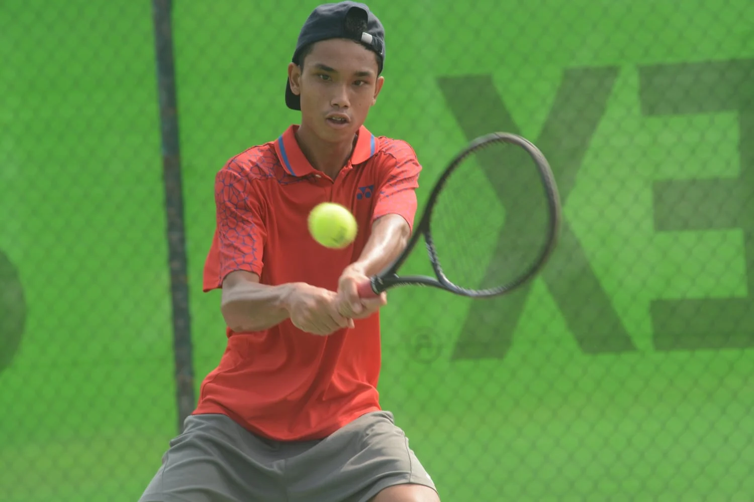 Rafa Jeconia Lolos ke Final Tenis Internasional di Sukoharjo