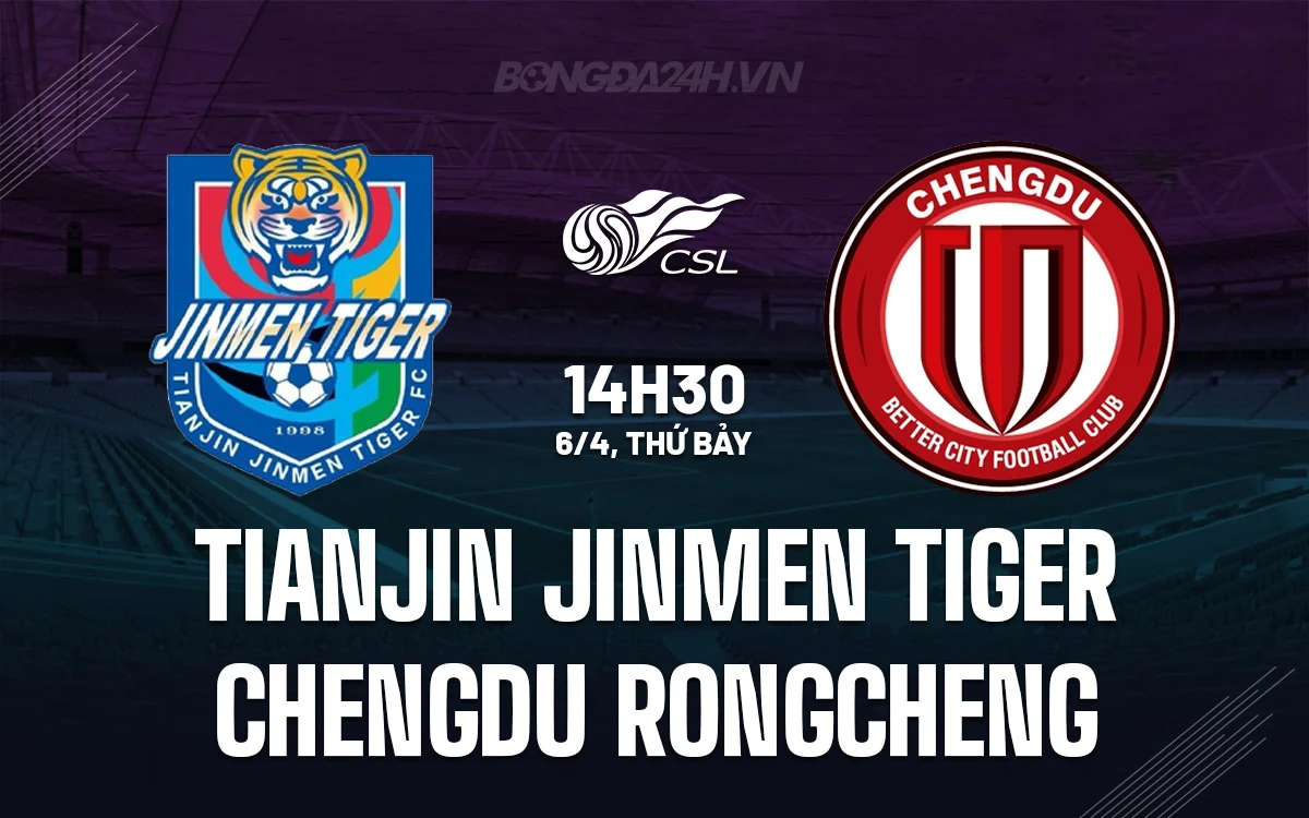 Tianjin Jinmen Tiger vs Chengdu Rongcheng: Pertarungan Sengit di Liga Super China