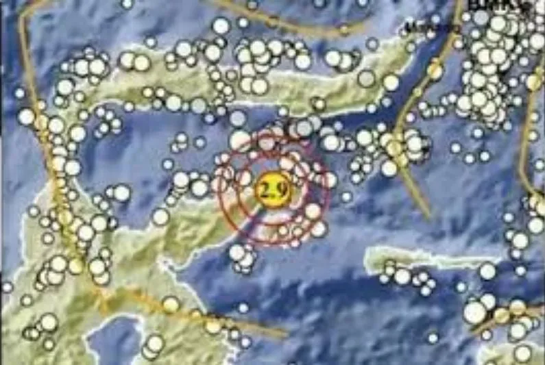 Tiga Gempa Kecil Guncang Sulawesi dalam Waktu Berdekatan