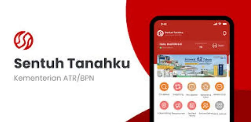 aplikasi Sentuh Tanahku yang tersedia di Play Store dan App Store