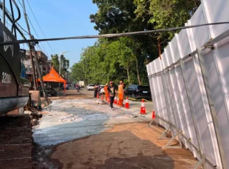 Arus Lalu Lintas Lenteng Arah Depok Mulai Dibuka Bertahap