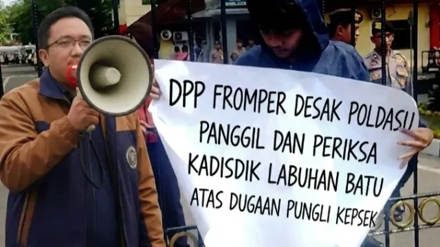 DPP FROMPER Gelar Aksi di Polda Sumut, Desak Aparat Usut Dugaan Pungli