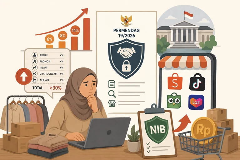 Biaya Berlapis Penggerus Untung Akhirnya Diatur tapi Seller Online Punya PR Baru: NIB Wajib!