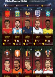Bintang Masa Depan: 10 Kandidat Pemain Muda Terbaik Piala Dunia 2026 yang Wajib Diperhatikan
