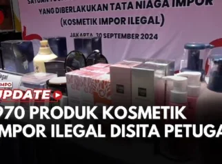 BPOM Tangerang Sita Kosmetik Impor Ilegal Senilai Rp27,6 Miliar, Dua Pelaku Diamankan