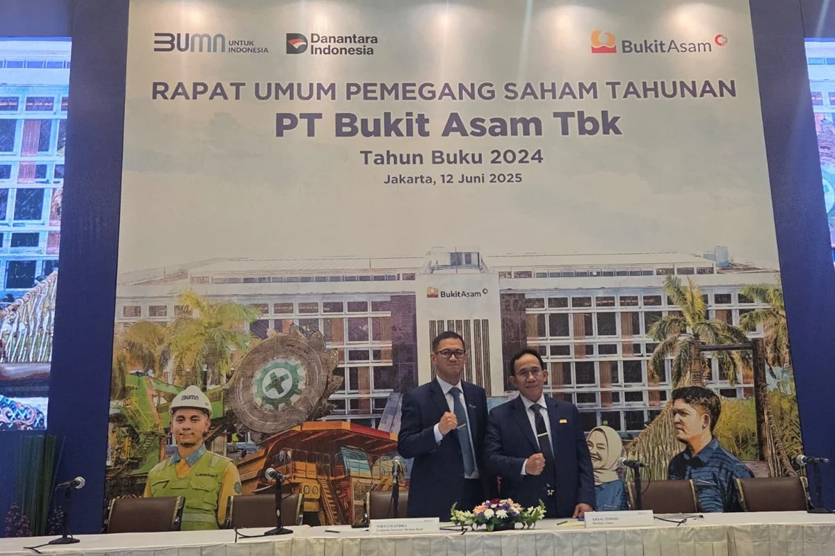 Cetak Laba Rp 2,93 T, Bukit Asam Tebar Dividen Rp 114 per Saham
