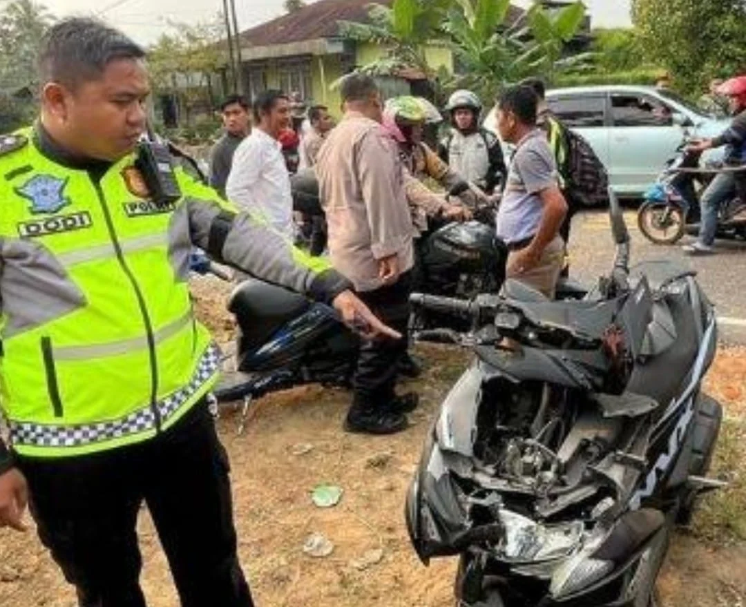 Detik-detik Tabrakan Maut Vixion dan Aerox di Wonogiri, Tiga Orang Tewas