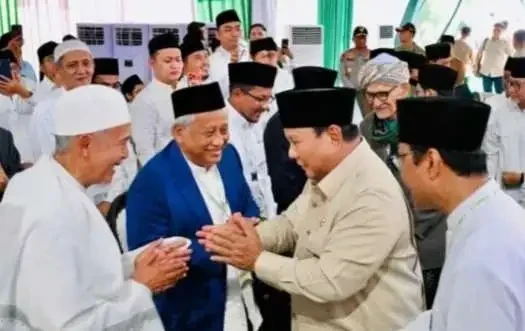 Dihadapan 1500 Undangan Munas dan Konbes NU Prabowo Bercerita Bertentangga dengan Keluarga Gus Dur