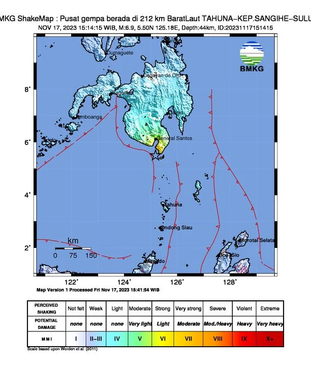 Gempa M 5,1 Guncang Tahuna Sangihe, BMKG Pastikan Tak Berpotensi Tsunami