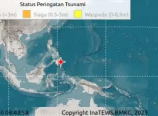 Gempa M7,7 di Mindanao Picu 20 Gempa Susulan, BMKG Imbau Waspada