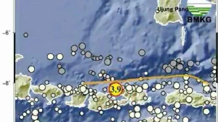 Gempa Magnitudo 2,1 Landa Timur Laut Sumbawa