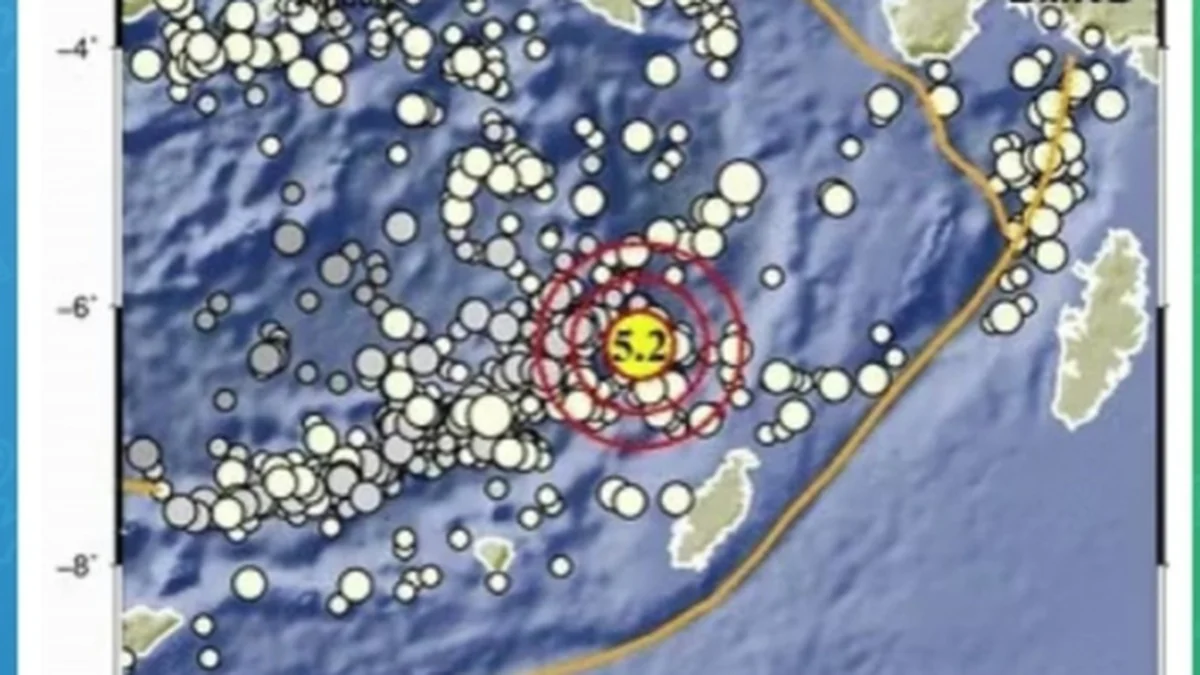 Gempa Magnitudo 5,2 Guncang Laut Sulawesi, BMKG Pastikan Tak Berpotensi Tsunami