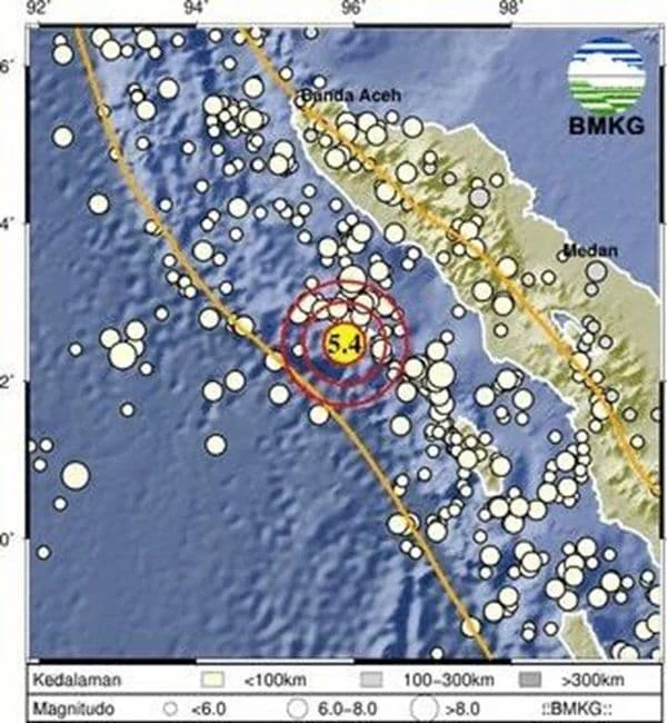 Gempa Magnitudo 5,4 Guncang Kepulauan Sangihe, Tidak Berpotensi Tsunami