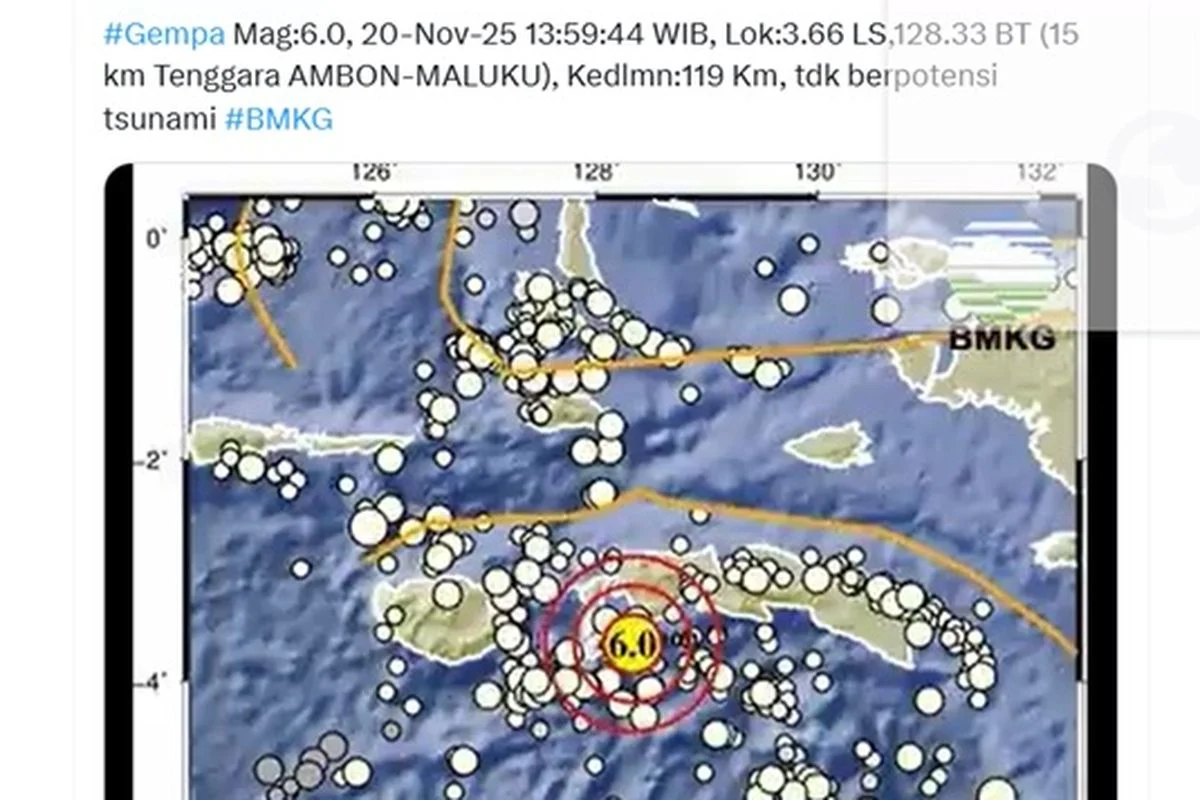 Gempa Magnitudo 5,9 Guncang Kepulauan Sangihe, BMKG: Tak Berpotensi Tsunami