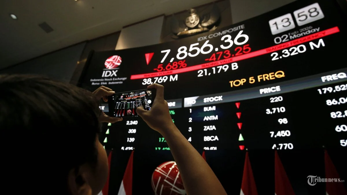 IHSG Dibuka Melemah 1,94 Persen ke Level 5.486, Investor Asing Tarik Dana Rp3,72 Triliun