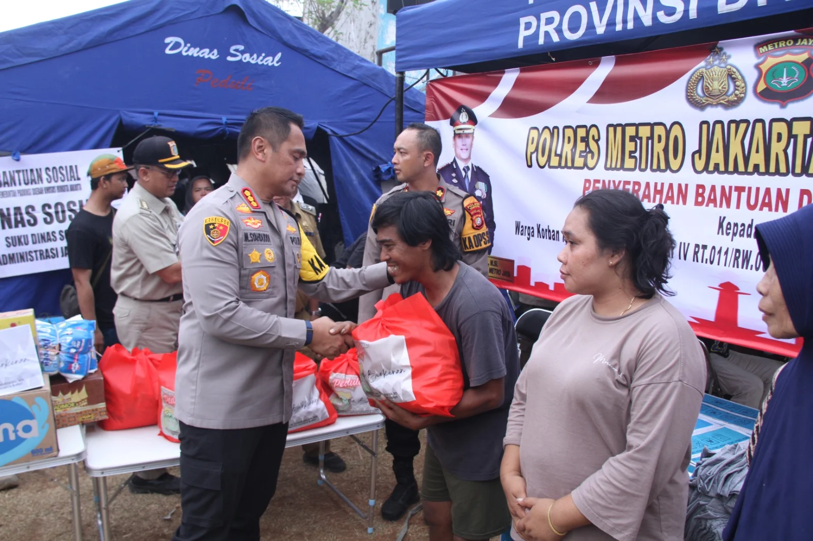 Kakorlantas Pastikan Korban Kebakaran Dapat Kemudahan dalam Pengurusan Dokumen, Buka Posko Pelayanan di Kemayoran